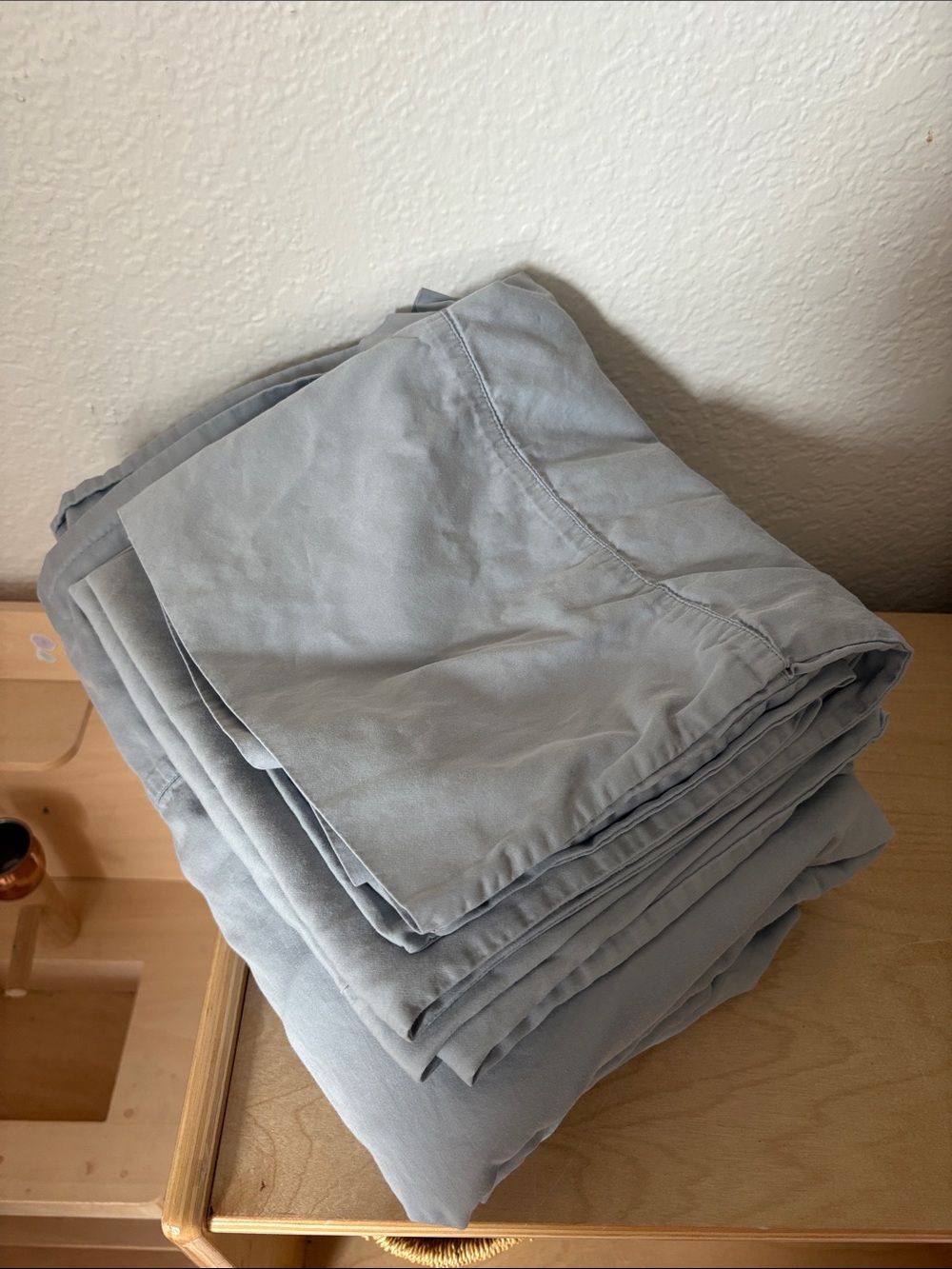 King Boll & Branch Organic Cotton Signature Hemmed Top Sheet & 2 Pillowcases